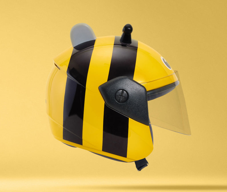 bee motorcycle helmet Big Bee