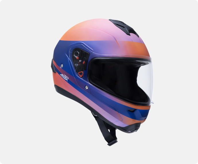 Ather Full Face Helmet - Stark Orange