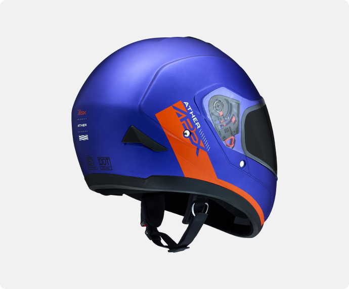 Ather Full Face Helmet - Indium Blue