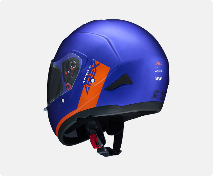 Ather Full Face Helmet - Indium Blue