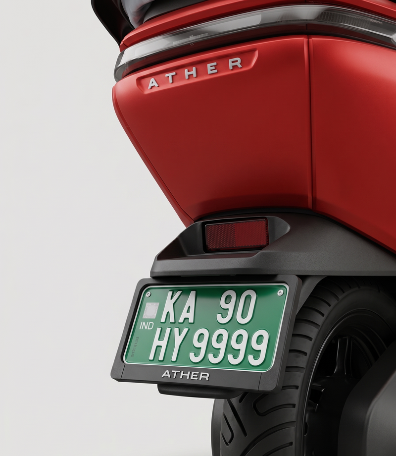 Ather Number Plate Frames | Ather Store