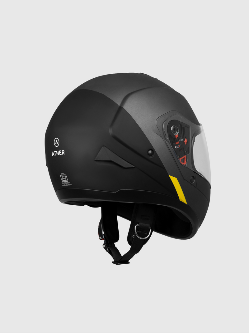 Ather Full Face Helmet Grey Black Ather Store