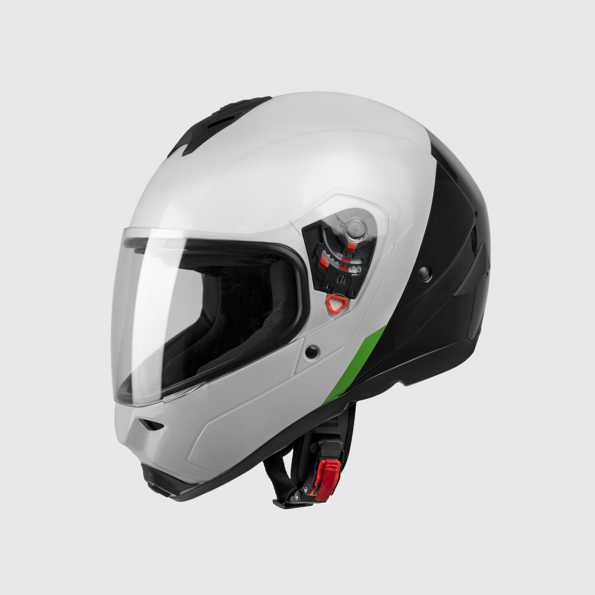 White full best sale face helmet