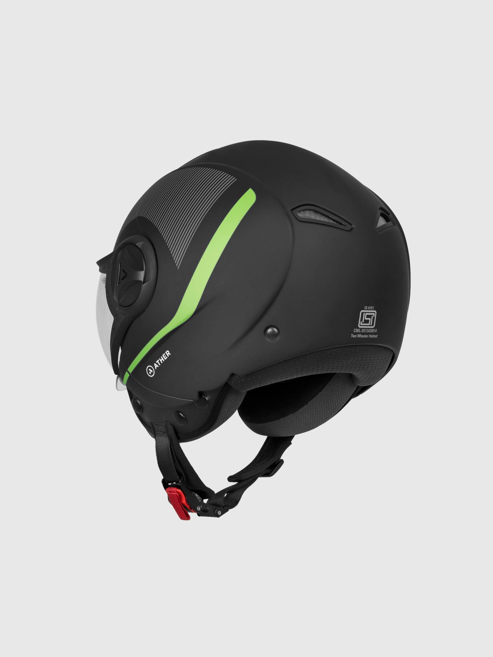 Matte green bike helmet 2025